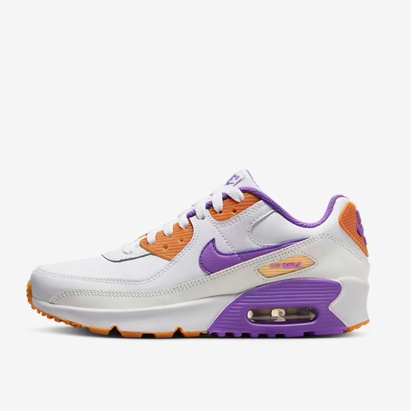 Nike Air Max 90 LTR
Big Kids' Shoes
White/Phantom/Citron Tint/ Action Grape - Picture 4 of 16